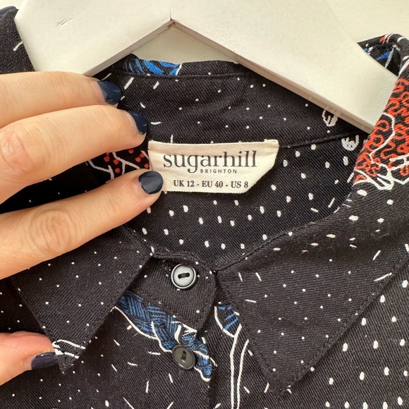 Sugarhill Brighton shirt dress tiger print - Picture 4 of 5